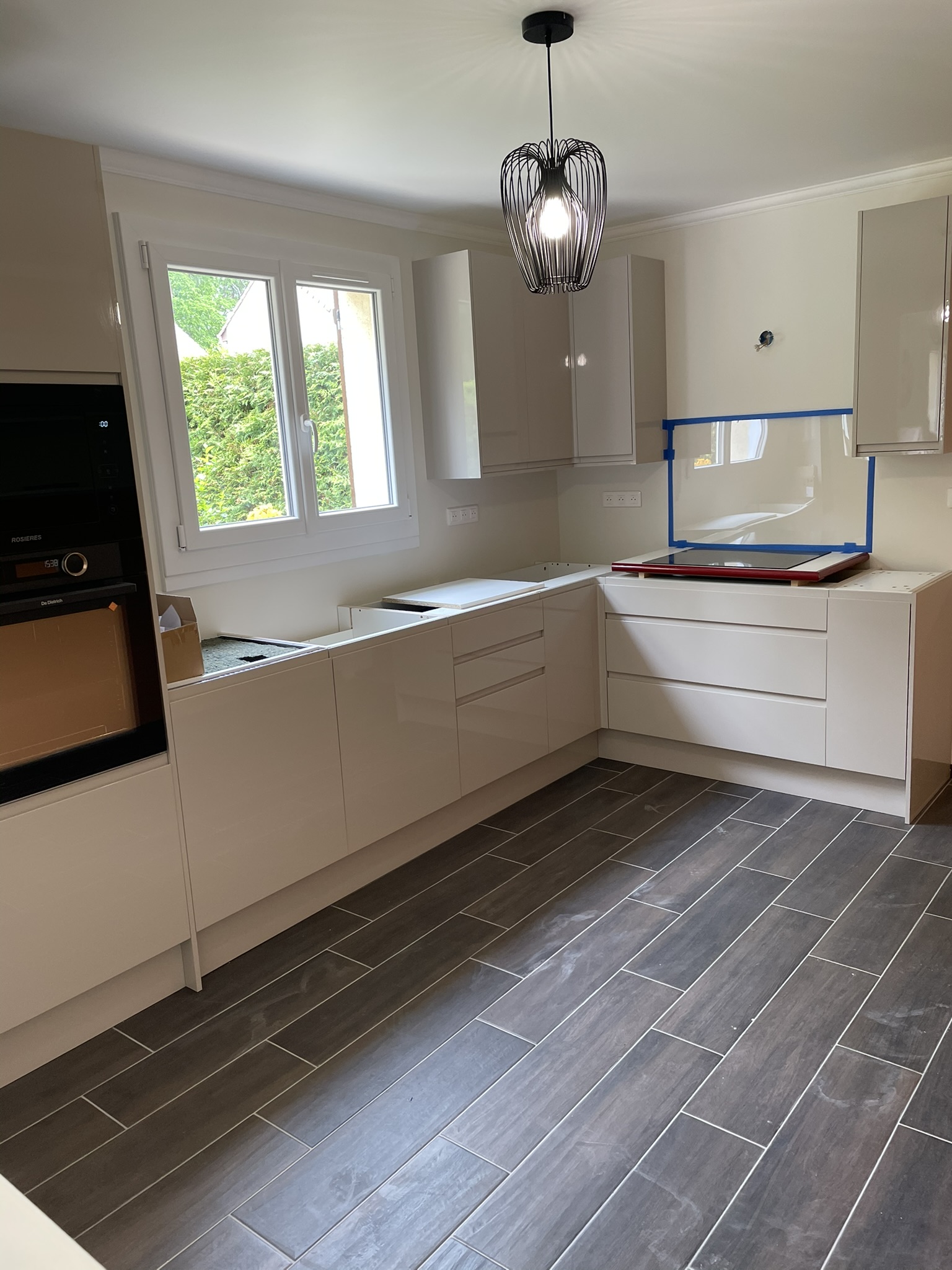 Rénovation cuisine contemporaine Pontoise