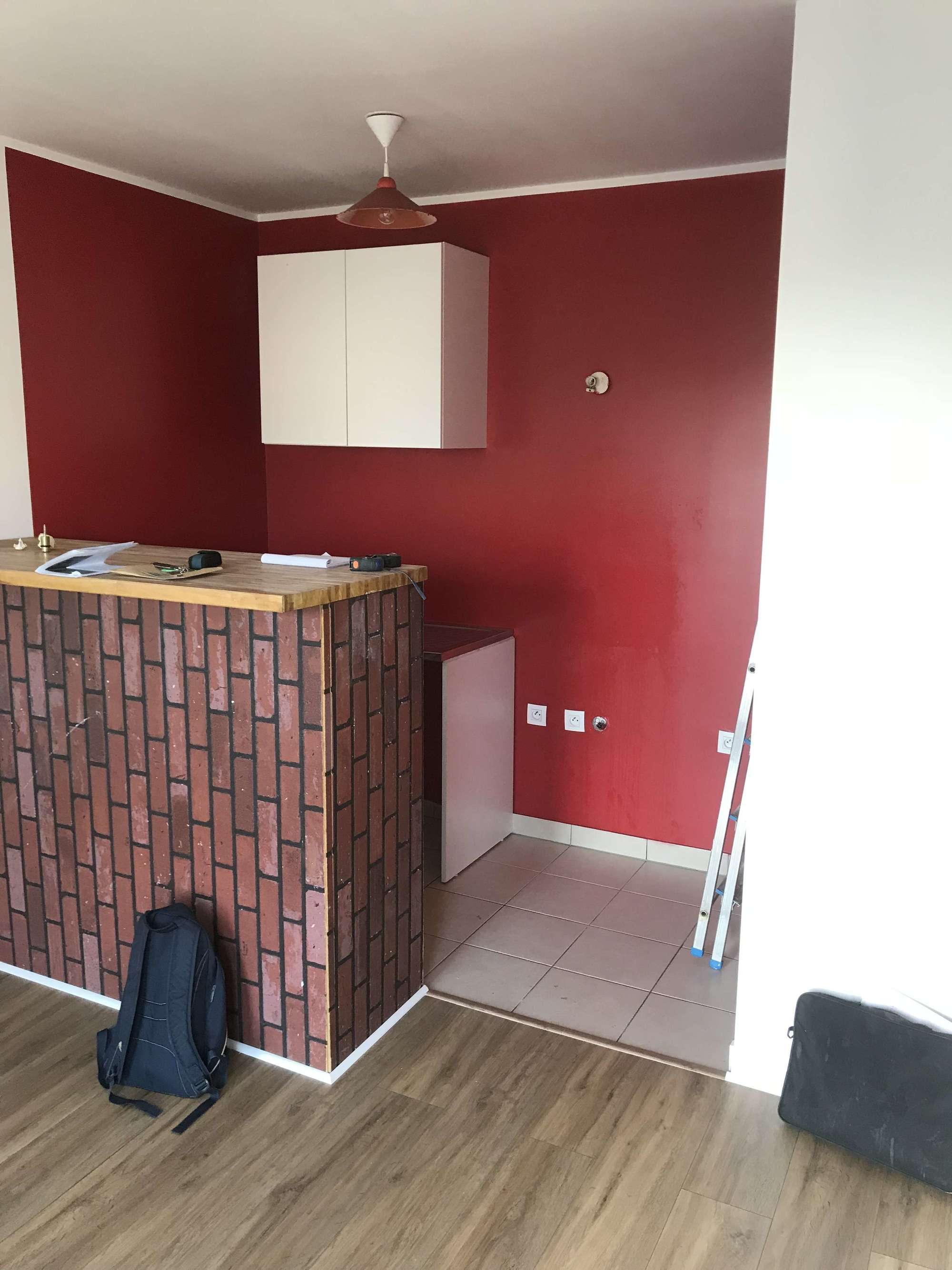 Cuisine bois moderne Saint-Leu