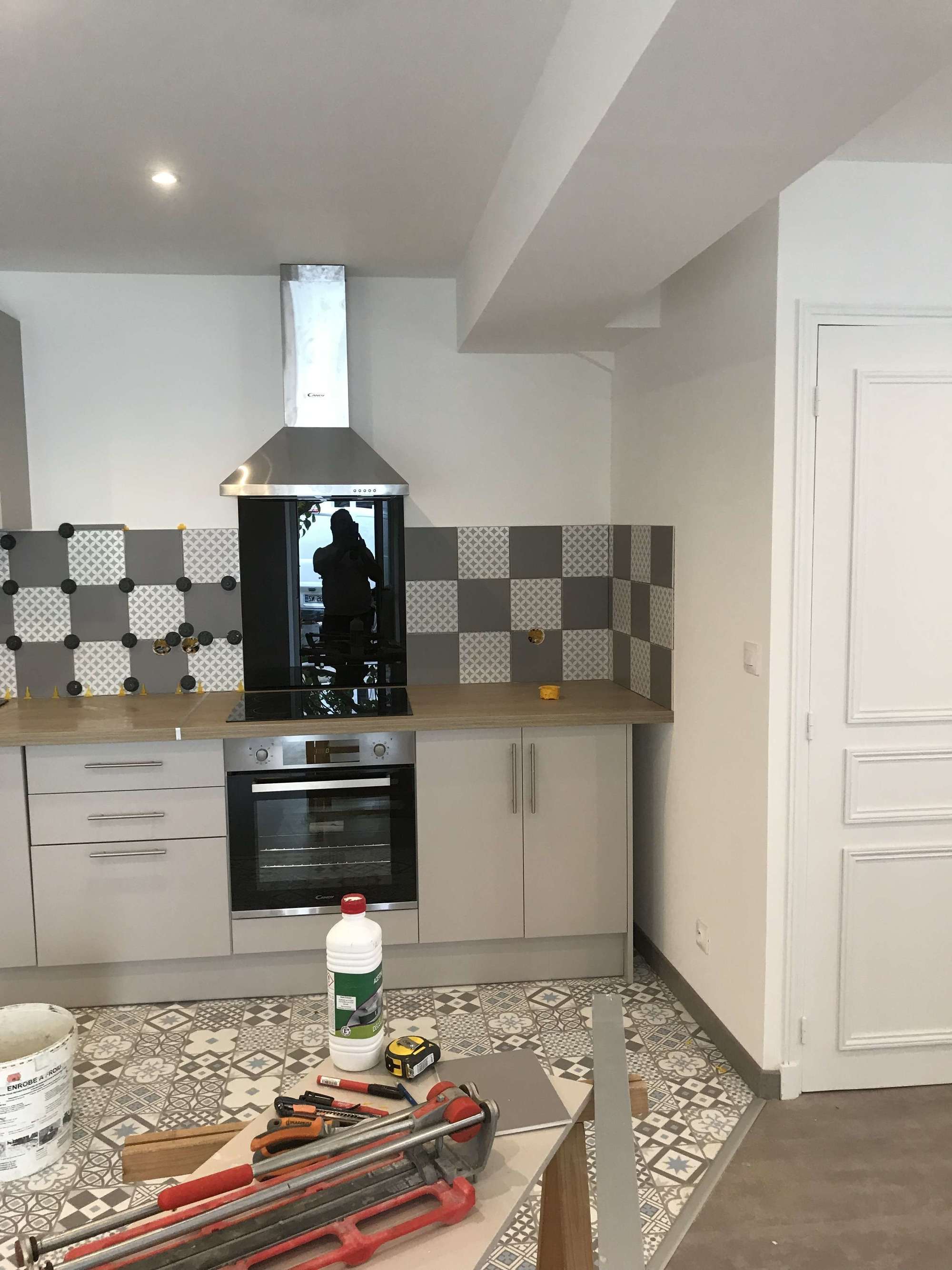 Plan de travail et crédence cuisine